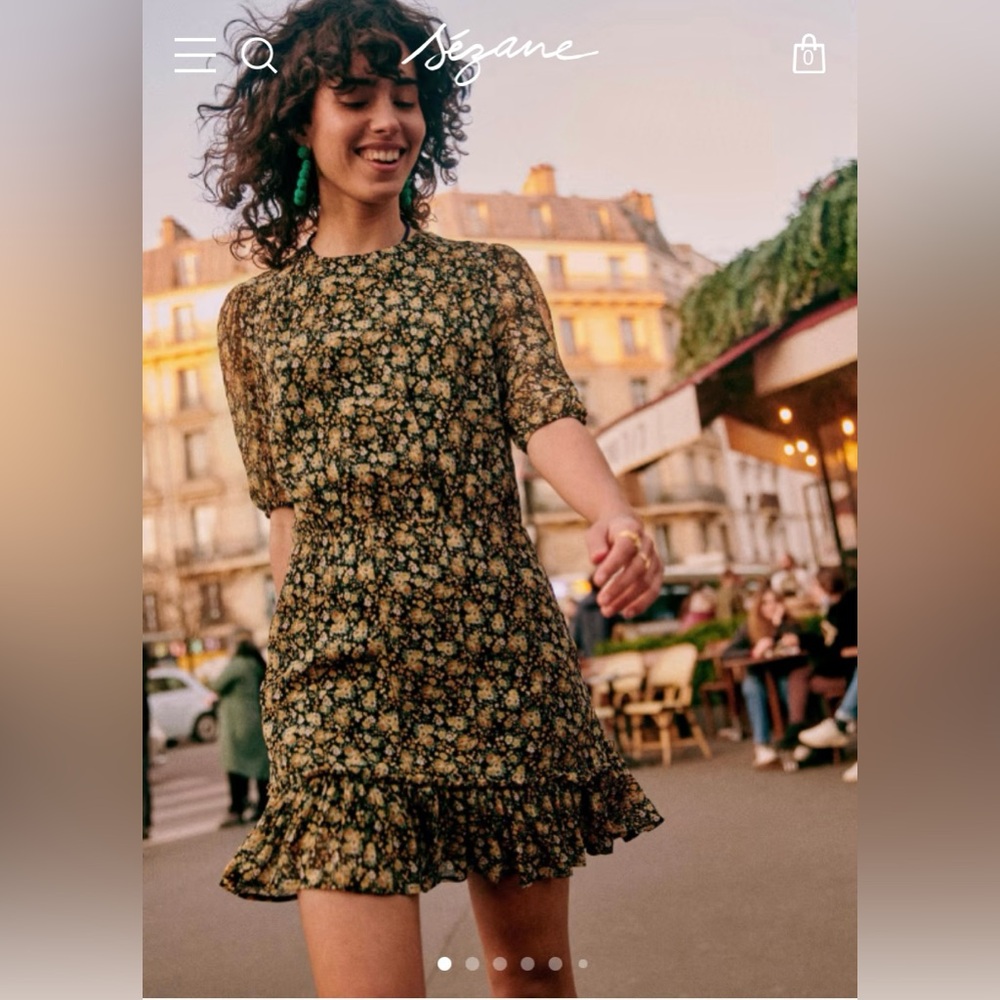 Sezane Margot Mini Dress size 36